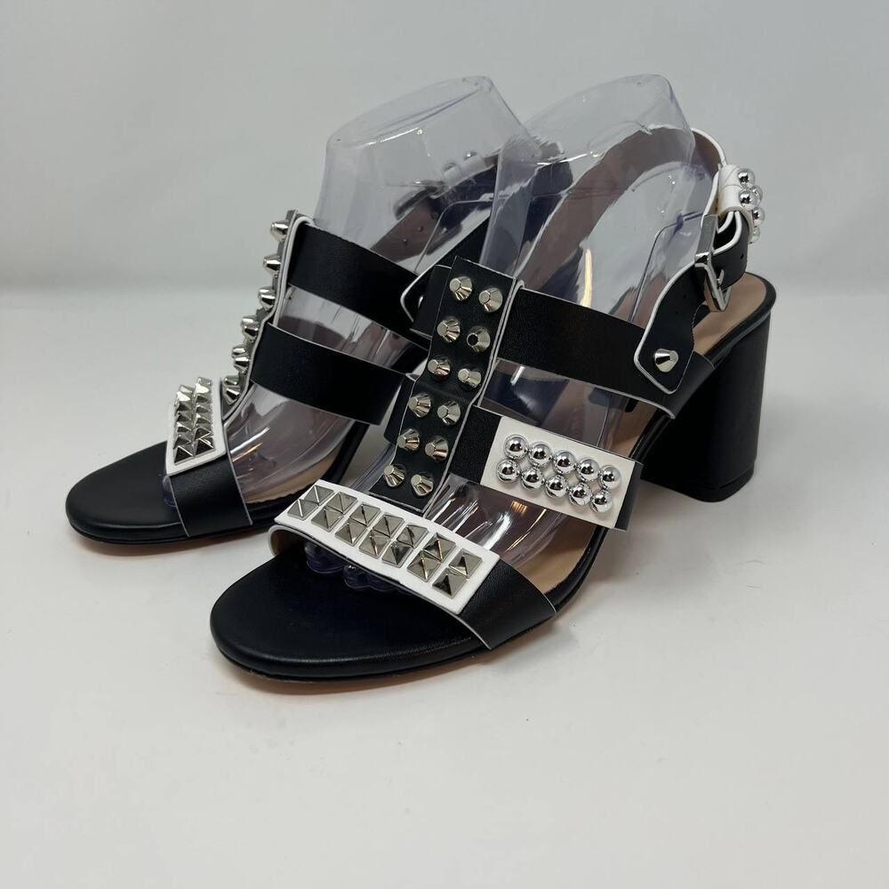 Michele Lopriore Albano Women's Studded Leather Sandals Size 40